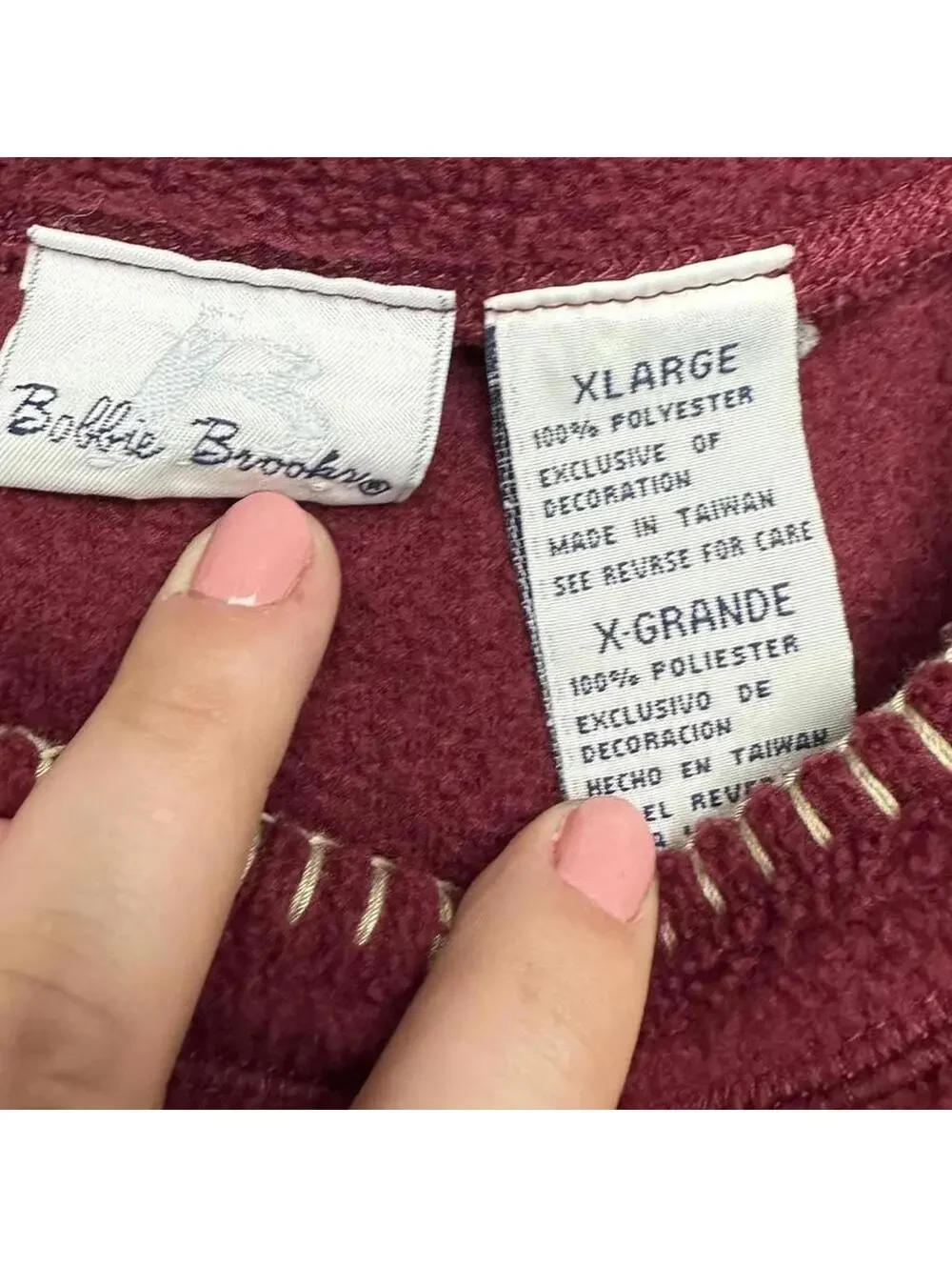 Bobbie Brooks Fleece Sweatshirt - XL